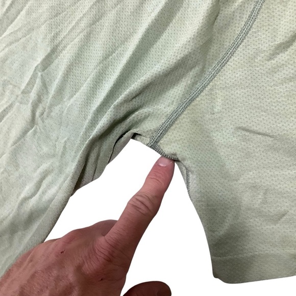 Lululemon Metal Vent Tech Short Sleeve Tee Sz Large Mint Green - Picture 4 of 8